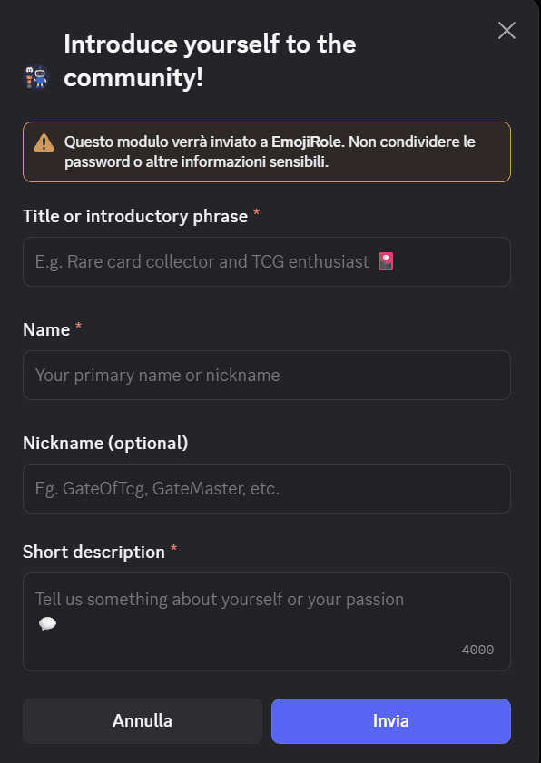 EmojiRole /introduce preview