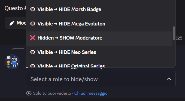EmojiRole /roles_exclude view preview