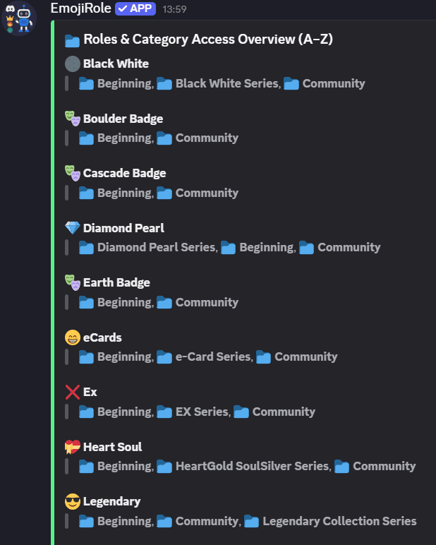 EmojiRole /roles view preview